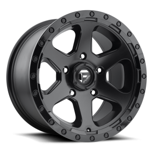 Fuel 1PC - Fuel 1PC D589 RIPPER 17X9 5X5.0 Matte Black Gloss Black Lip|D58917907350 - Image 2