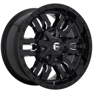 Fuel 1PC D595 SLEDGE 22X10 8X170 Gloss Black Milled|D59522001757