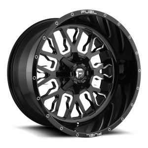 Fuel 1PC - Fuel 1PC D611 STROKE 22X7 4X156 Gloss Black Milled|D6112270A544 - Image 2
