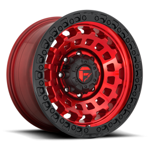 Fuel 1PC - Fuel 1PC D632 ZEPHYR 17X9 5X150 Candy Red Black Bead Ring|D63217905650 - Image 2