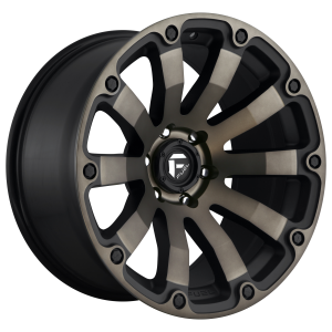 Fuel 1PC D636 DIESEL 20X9 6X5.5 Matte Black Double Dark Tint|D63620908350