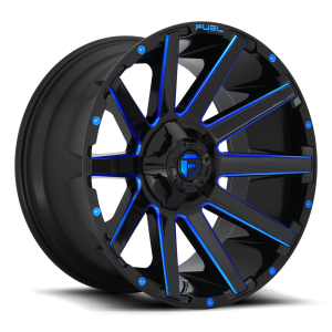 Fuel 1PC - Fuel 1PC D644 CONTRA 20X10 6X135/5.5 Gloss Black Blue Tinted Clear|D64420009847 - Image 2