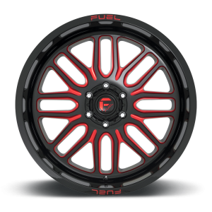 Fuel 1PC - Fuel 1PC D663 IGNITE 20X9 6X5.5 Gloss Black Red Tinted Clear|D66320908457 - Image 4