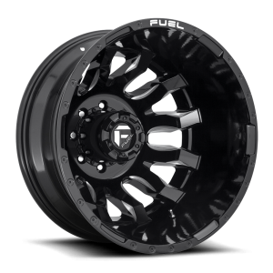 Fuel 1PC - Fuel 1PC D673 BLITZ 20X8.25 8X6.5 Gloss Black Milled|D67320828D45 - Image 2