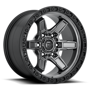Fuel 1PC - Fuel 1PC D698 KICKER 17X9 6X5.5 Matte Gun Metal Black Bead Ring|D69817908445 - Image 2