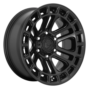 Fuel 1PC D718 HEATER 17X9 6X135 Matte Black|D71817908945
