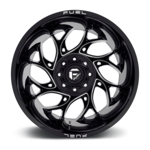 Fuel 1PC - Fuel 1PC D741 RUNNER 22X8.25 8X6.5 Gloss Black Milled|D74122828D45 - Image 4