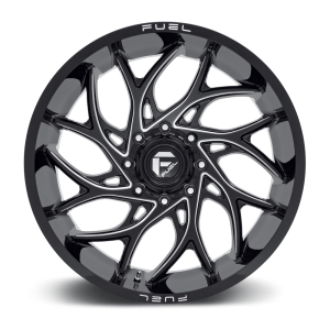 Fuel 1PC - Fuel 1PC D741 RUNNER 24X11 8X6.5 Gloss Black Milled|D74124118260 - Image 4