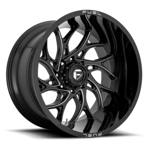Fuel 1PC - Fuel 1PC D741 RUNNER 26X14 6X5.5 Gloss Black Milled|D74126408445 - Image 2