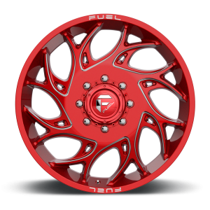 Fuel 1PC - Fuel 1PC D742 RUNNER 20X8.25 8X6.5 Candy Red Milled|D74220828D - Image 4
