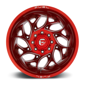 Fuel 1PC - Fuel 1PC D742 RUNNER 22X8.25 8X210 Candy Red Milled|D74222829345 - Image 4