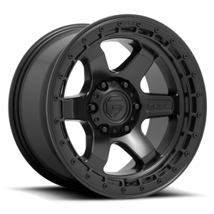 Fuel 1PC - Fuel 1PC D750 BLOCK 17X9 6X4.5 Matte Black With Black Ring|D75017908750 - Image 2