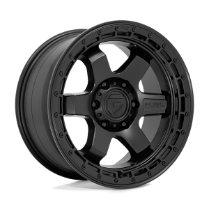 Fuel 1PC - Fuel 1PC D750 BLOCK 18X9 6X4.5 Matte Black With Black Ring|D75018908750 - Image 2