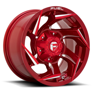 Fuel 1PC - Fuel 1PC D754 REACTION 15X8 5X4.5/4.75 Candy Red Milled|D75415800437 - Image 2