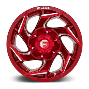 Fuel 1PC - Fuel 1PC D754 REACTION 15X8 5X4.5/4.75 Candy Red Milled|D75415800437 - Image 4