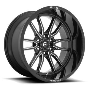 Fuel 1PC - Fuel 1PC D761 CLASH 22X12 6X5.5 Gloss Black Milled|D76122208447 - Image 2