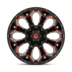Fuel 1PC - Fuel 1PC D787 ASSAULT 18X9 5X5.5/150 Matte Black Red Milled|D78718907057 - Image 4