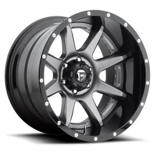 Fuel 2PC - Fuel 2PC D238 RAMPAGE 20X10 5X5.0 Matte Gun Metal Black Lip|D23820007347 - Image 2