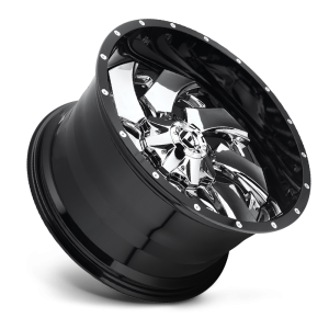 Fuel 2PC - Fuel 2PC D240 CLEAVER 20X10 6X135/5.5 Chrome Plated Gloss Black Lip|D24020009847 - Image 3