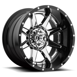 Fuel 2PC - Fuel 2PC D247 RAMPAGE 20X10 6X5.5 Chrome Plated Gloss Black Lip|D24720008347 - Image 2