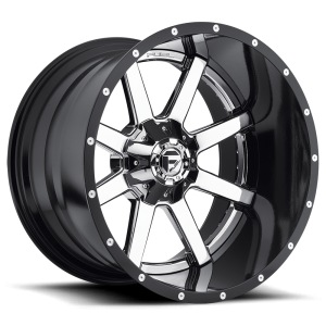 Fuel 2PC - Fuel 2PC D260 MAVERICK 22X10 8X180 Chrome Plated Gloss Black Lip|D26022001850 - Image 2