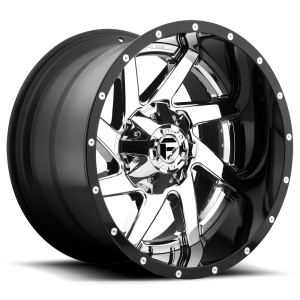 Fuel 2PC - Fuel 2PC D263 RENEGADE 20X10 5X5.5/150 Chrome Plated Gloss Black Lip|D26320007047 - Image 2