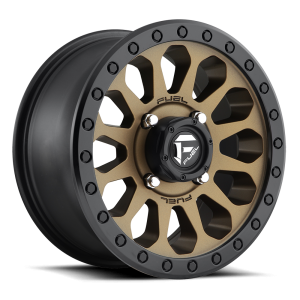 Fuel UTV - Fuel UTV D600 VECTOR 15X7 4X137 Matte Bronze Black Bead Ring|D6001570A654 - Image 2