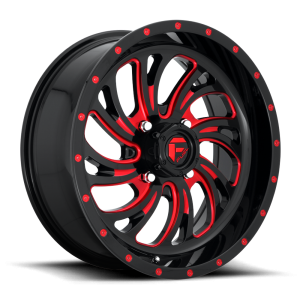 Fuel UTV - Fuel UTV D642 KOMPRESSOR 20X7 4X137 Gloss Black Red Tinted Clear|D6422070A644 - Image 2
