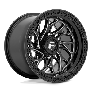 Fuel UTV - Fuel UTV D741 RUNNER 15X10 4X137 Gloss Black Milled|D7411500A655 - Image 2