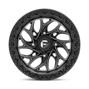 Fuel UTV - Fuel UTV D741 RUNNER 15X10 4X137 Gloss Black Milled|D7411500A655 - Image 4