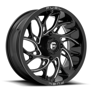 Fuel UTV - Fuel UTV D741 RUNNER 18X7 4X156 Gloss Black Milled|D7411870A544 - Image 2