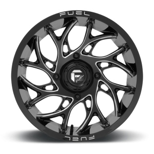 Fuel UTV - Fuel UTV D741 RUNNER 18X7 4X156 Gloss Black Milled|D7411870A544 - Image 4