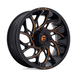 Fuel UTV - Fuel UTV D780 RUNNER UTV 18X7 4X156 Gloss Black Milled Orange|D7801870A544 - Image 2
