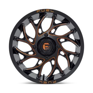 Fuel UTV - Fuel UTV D780 RUNNER UTV 18X7 4X156 Gloss Black Milled Orange|D7801870A544 - Image 4