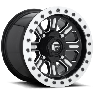 Fuel UTV - Fuel UTV D910 HARDLINE BEADLOCK 15X7 4X137 Gloss Black Milled|D9101570A654 - Image 2