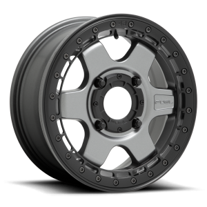 Fuel UTV - Fuel UTV D923 BLOCK BEADLOCK 15X6 4X156 Matte Gun Metal With Black Ring|D9231560A550 - Image 2