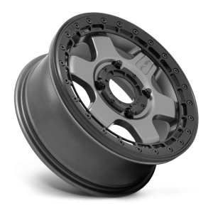 Fuel UTV - Fuel UTV D923 BLOCK BEADLOCK 15X6 4X156 Matte Gun Metal With Black Ring|D9231560A550 - Image 3