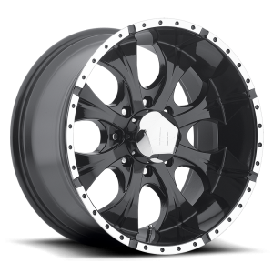 Helo - Helo HE791 MAXX 17X8 6X5.5 Gloss Black Machined|HE7917860306 - Image 2
