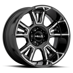 Helo - Helo HE914 20X9 5X5.0 Gloss Black Machined|HE91429050300 - Image 2