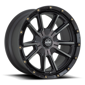 KMC - KMC KM100 SYNC 20X9 5X5.0/5.5 Satin Black With Gray Tint|KM10029035400 - Image 2