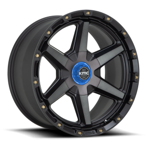 KMC - KMC KM101 TEMPO 20X9 5X5.0/5.5 Satin Black With Gray Tint|KM10129035418 - Image 3