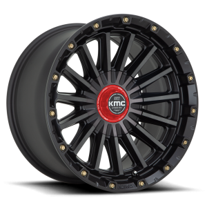 KMC - KMC KM102 SIGNAL 17X9 5X5.0/5.5 Satin Black With Gray Tint|KM10279035400 - Image 3