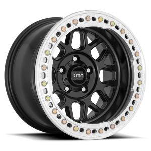 KMC - KMC KM235 GRENADE CRAWL BEADLOCK 20X10 BLANK Satin Black|KM2352100M748N - Image 2