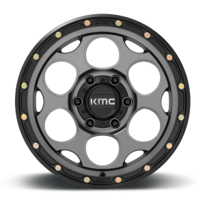 KMC - KMC KM541 DIRTY HARRY 17X8.5 6X5.5 Satin Gray With Black Lip|KM54178568900 - Image 4