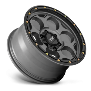 KMC - KMC KM541 DIRTY HARRY 18X8.5 6X5.5 Satin Gray With Black Lip|KM54188568918 - Image 3