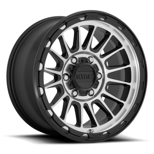 KMC - KMC KM542 IMPACT 17X8 6X5.5 Satin Black Machined|KM54278068520 - Image 2