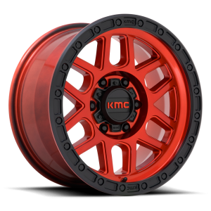 KMC - KMC KM544 MESA 17X9 5X5.0 Candy Red With Black Lip|KM54479050918 - Image 2