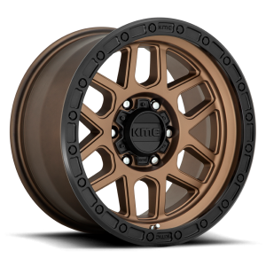 KMC - KMC KM544 MESA 17X9 8X6.5 Matte Bronze With Black Lip|KM54479080618 - Image 2