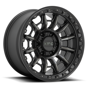 KMC - KMC KM547 CARNAGE 17X9 6X5.5 Satin Black With Gray Tint|KM54779068412N - Image 2