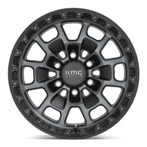 KMC - KMC KM718 SUMMIT 17X8.5 5X5.0 Satin Black With Gray Tint|KM71878550400 - Image 4